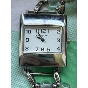 Narmi Silver Tone Women’s Bracelet Quartz Watch